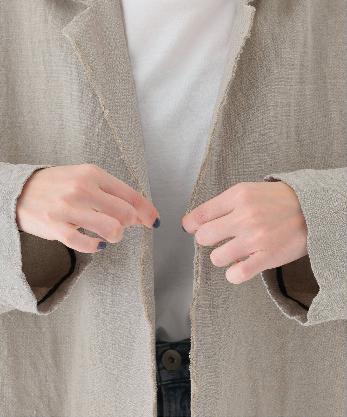 Linen Coat（チェスターコート）｜L 