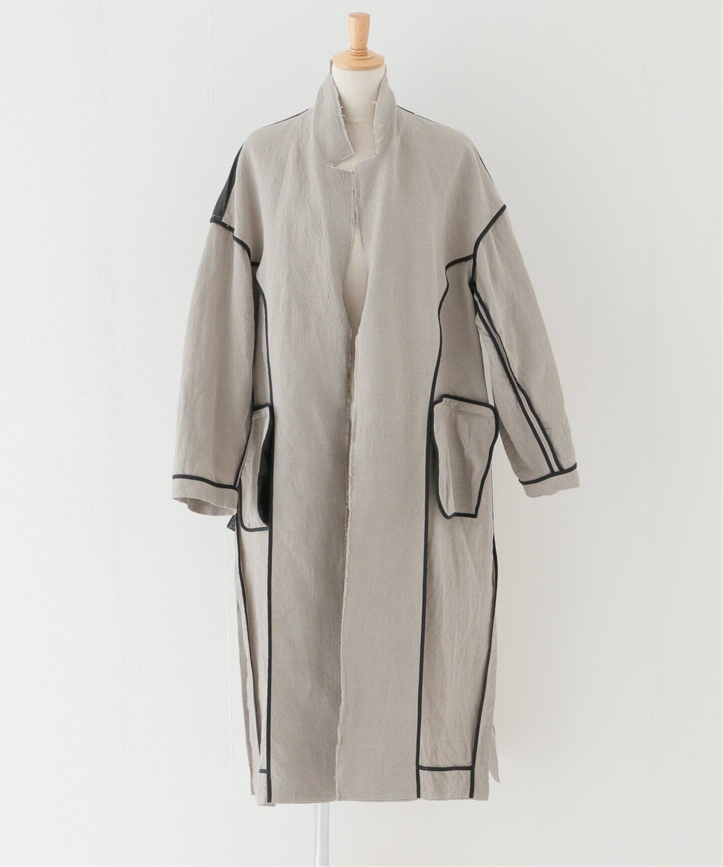 Linen Coat（チェスターコート）｜L 