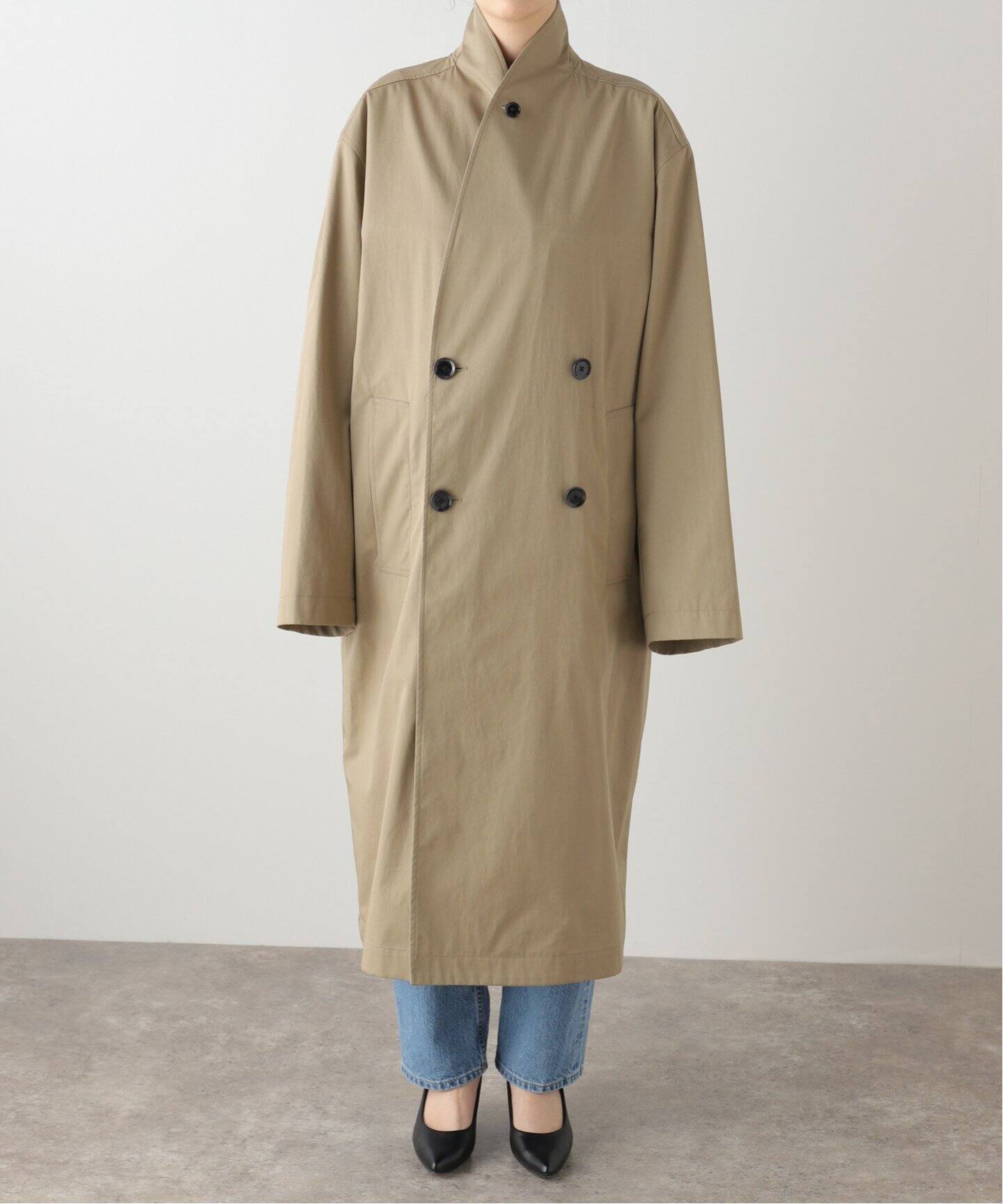 LE MAIRE/ルメール】 WRAP COLLAR TRENCH（トレンチコート）｜L 