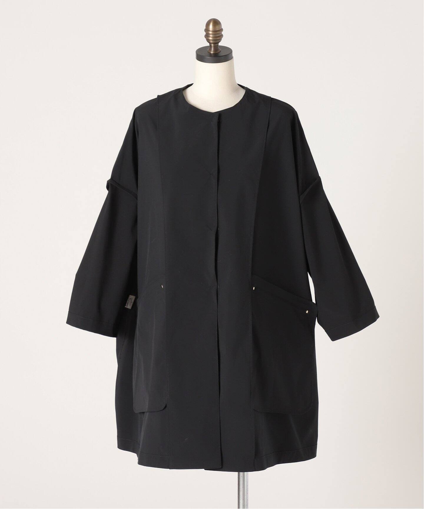 MACKINTOSH/マッキントッシュ】Aライン ノーカラーコート（ノーカラー 