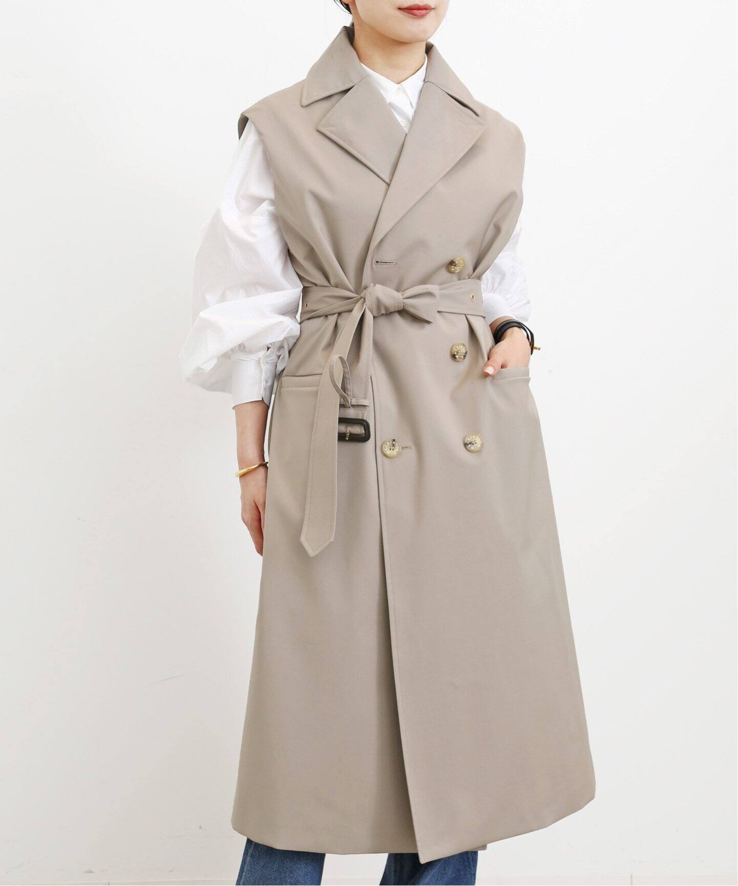 MACKINTOSH/マッキントッシュ】ロロピアーナウール ジレコート（ジレ  