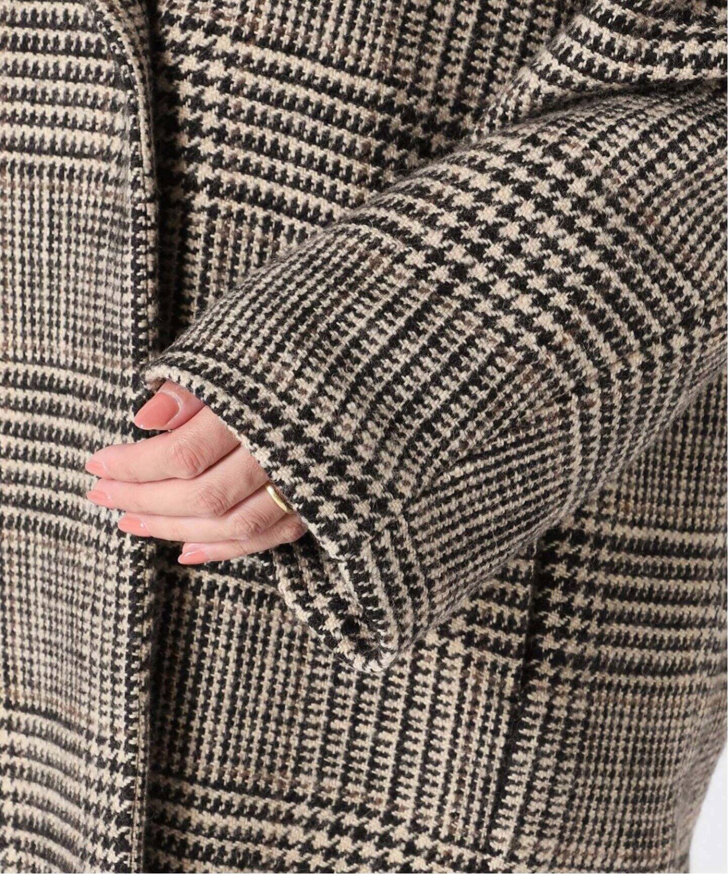 LISIERE CHECK W COAT（その他ブルゾン／アウター）｜L