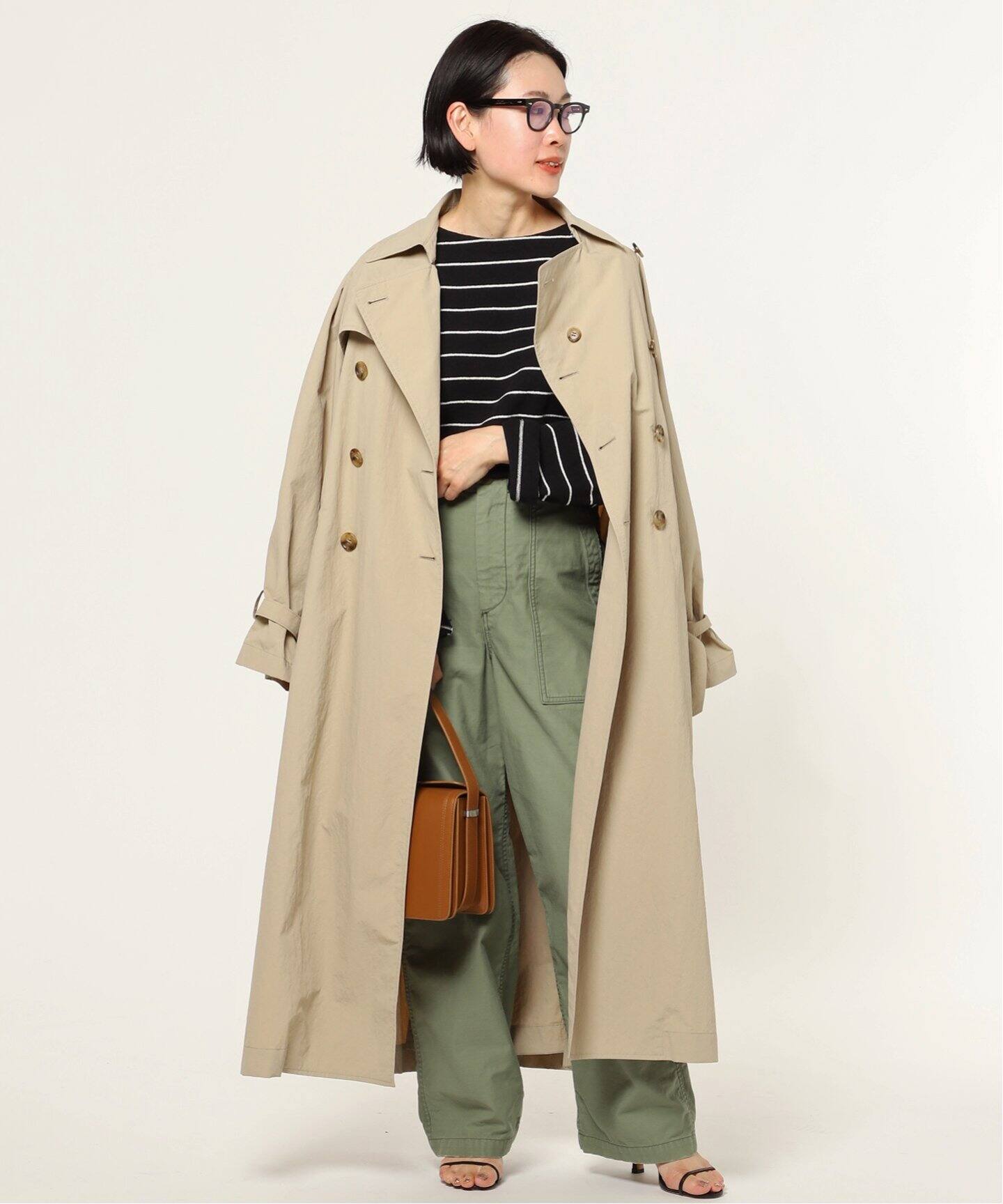 Basic ナイロントレンチコート（トレンチコート）｜AP STUDIO  