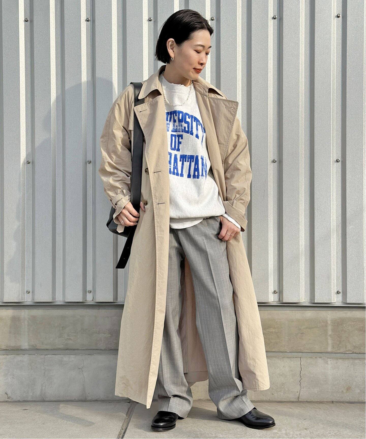 Basic ナイロントレンチコート（トレンチコート）｜AP STUDIO  