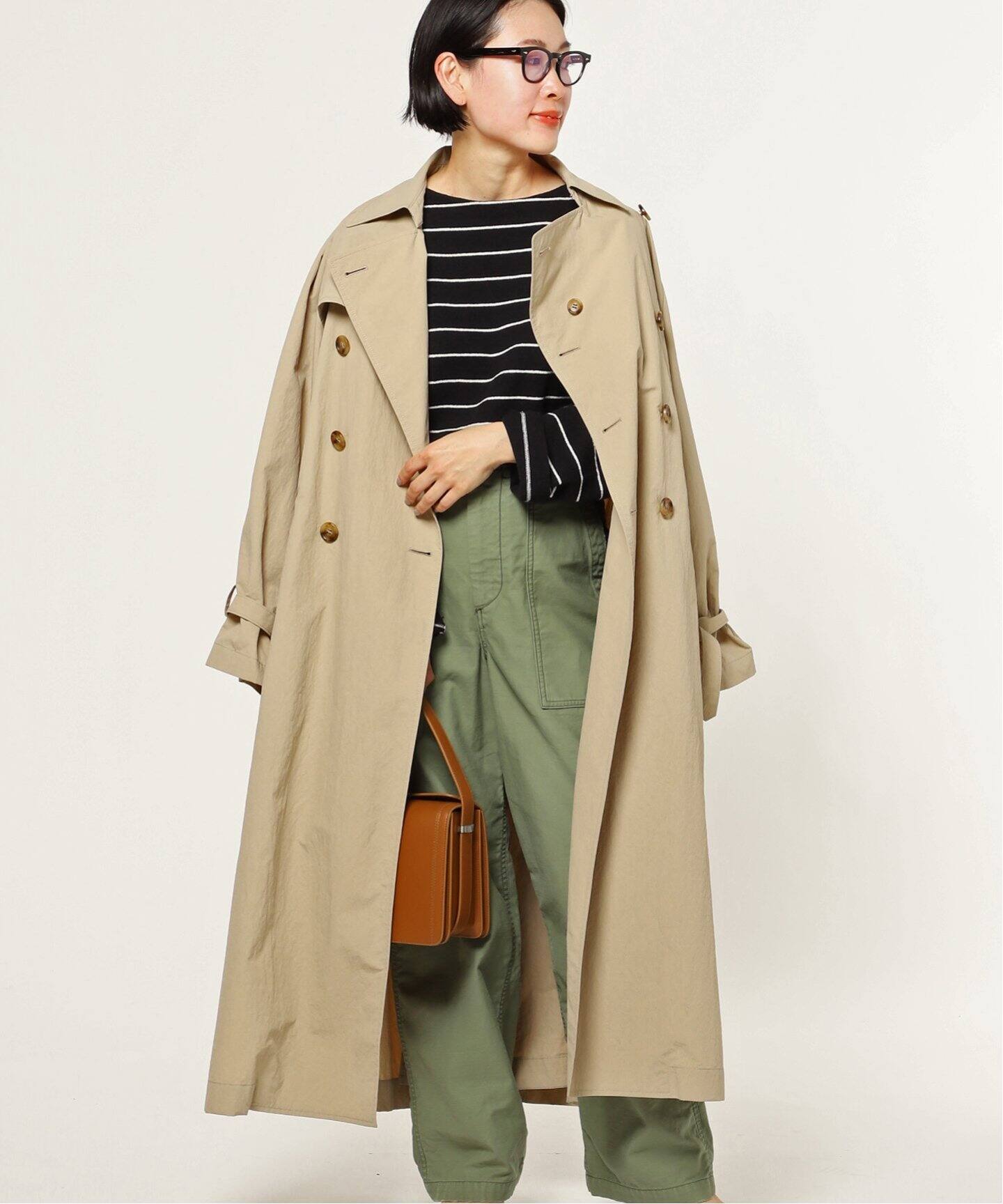 Basic ナイロントレンチコート（トレンチコート）｜AP STUDIO  