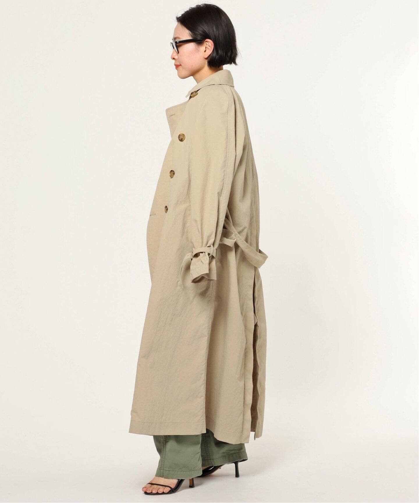 追加》Basic ナイロントレンチコート（トレンチコート）｜AP STUDIO  
