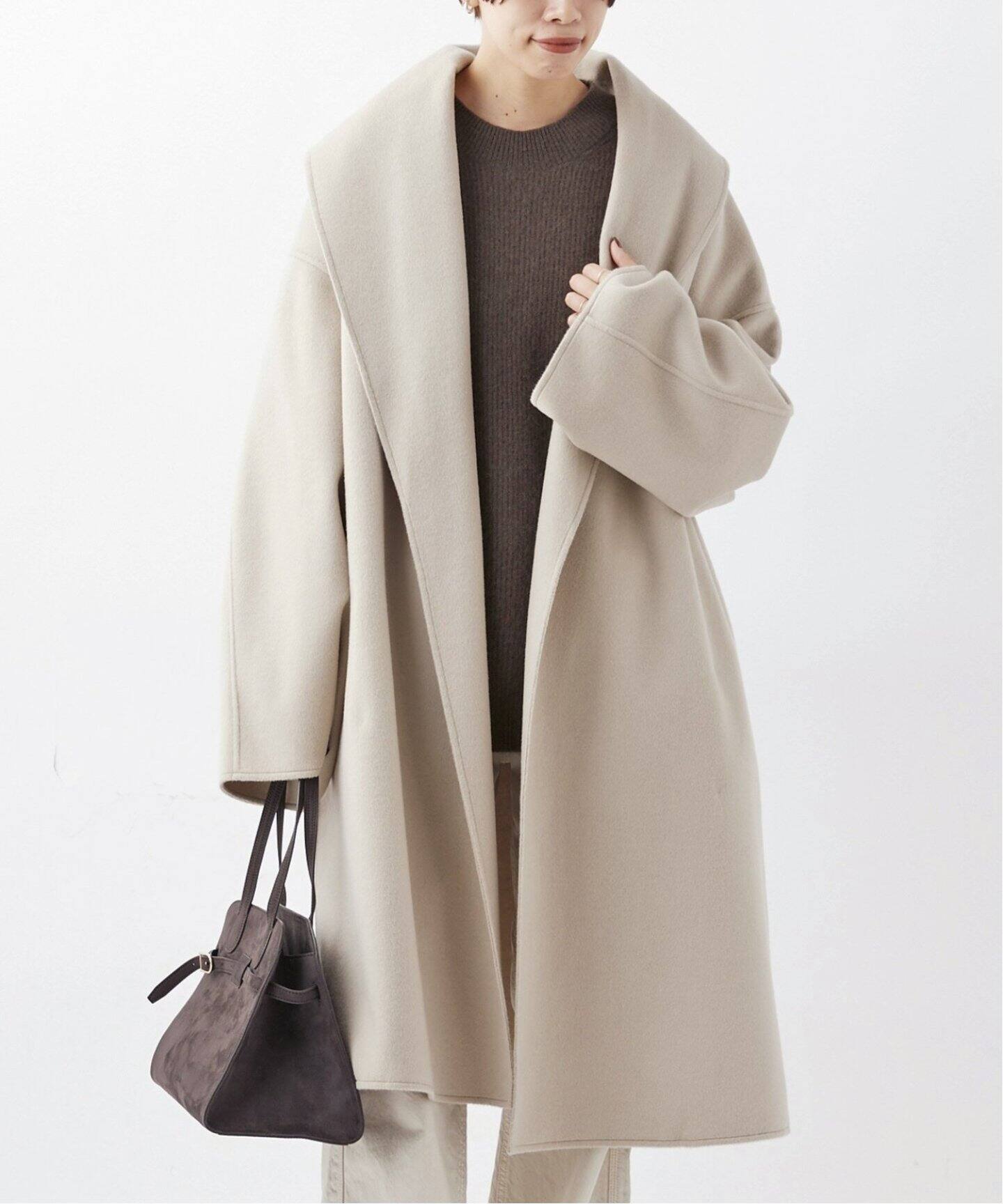 【まいまい】AP STUDIO DF shawl collar Coat DF shawl collar Coat（その他ブルゾン／アウター）｜AP STUDIO