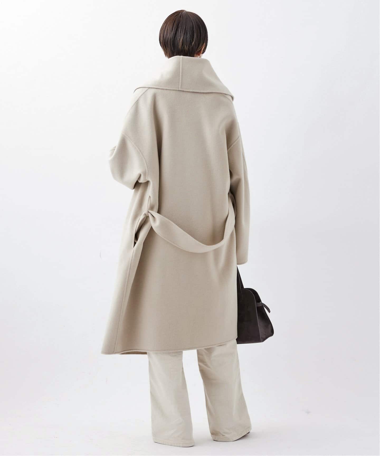 ジャケット・アウター Na.e Shawl Collar Wool Coat /Greige DF shawl collar Coat（その他ブルゾン／アウター）｜AP STUDIO