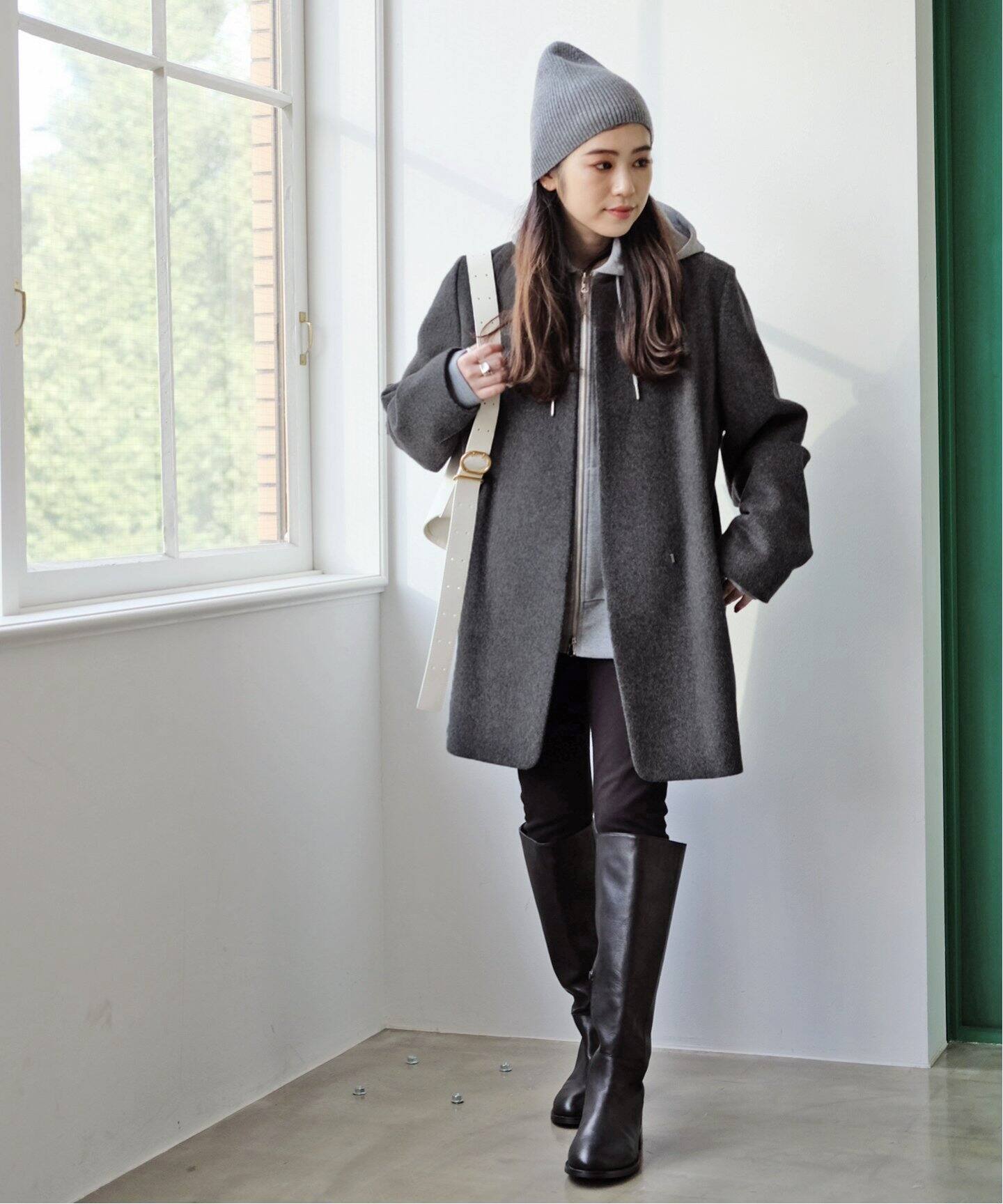 collarless jacket coat（その他ブルゾン／アウター）｜AP STUDIO 