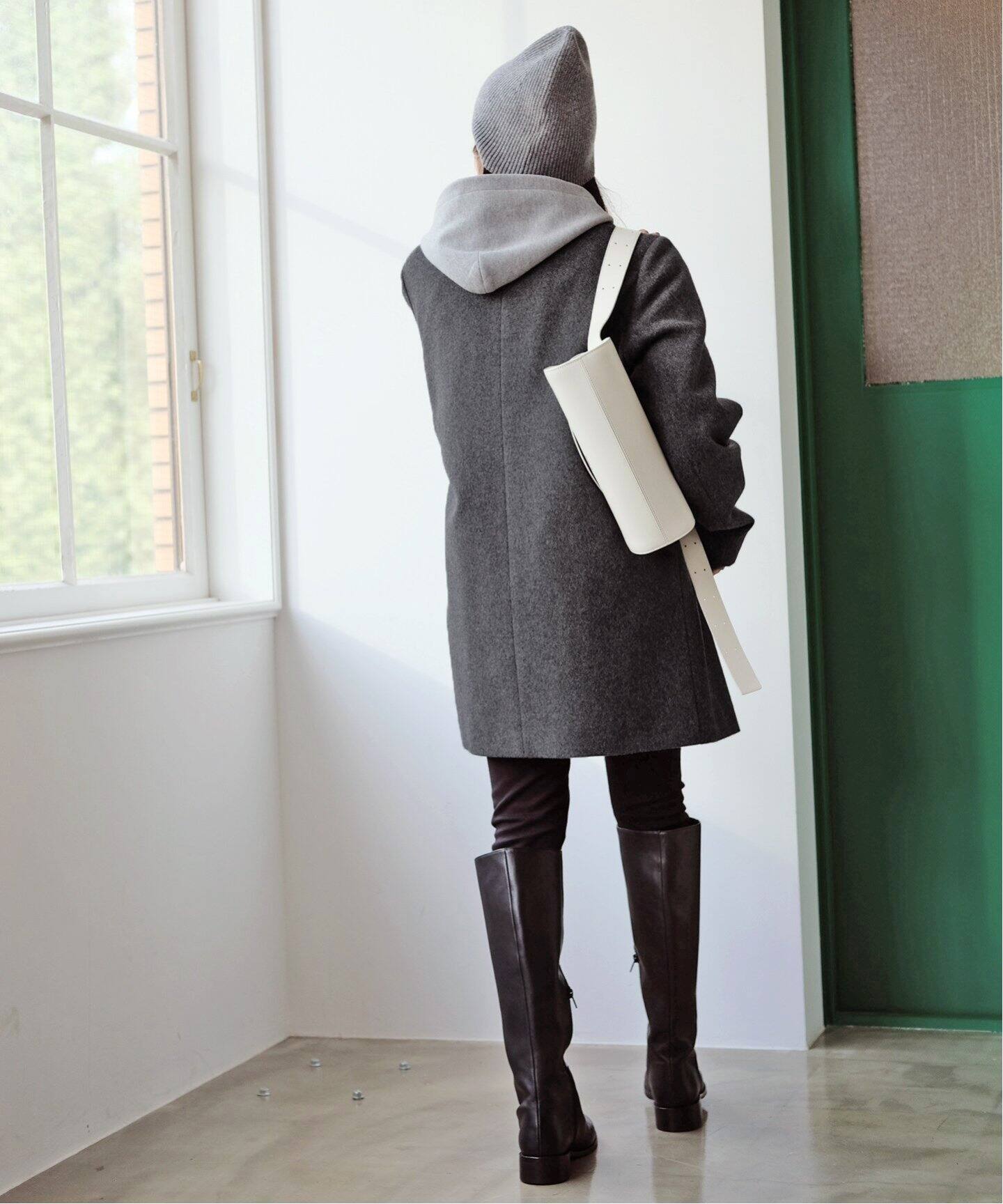 collarless jacket coat（その他ブルゾン／アウター）｜AP STUDIO 