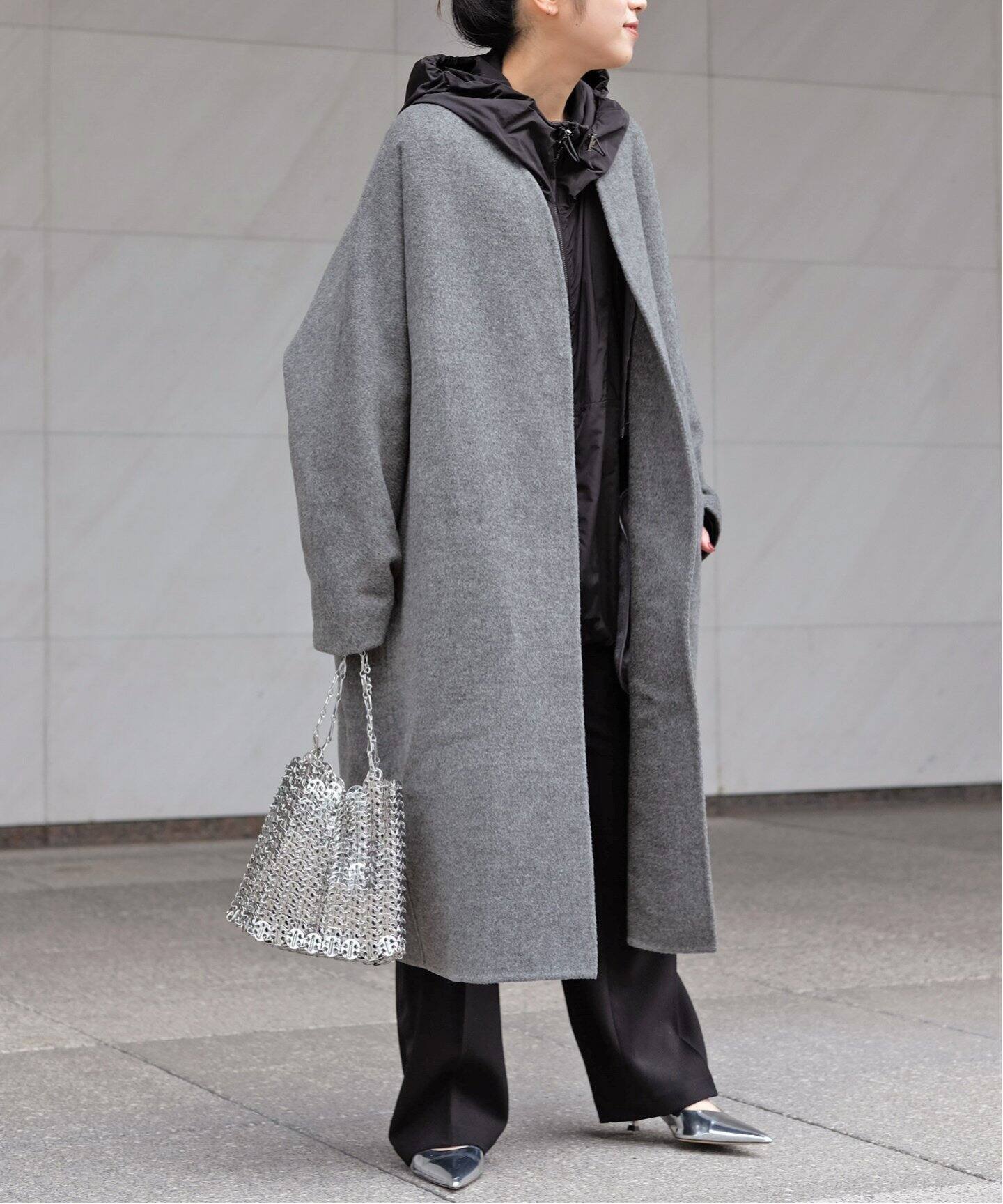 MINITZ/ミニッツ】別注 collarless coat（ノーカラーコート）｜AP 