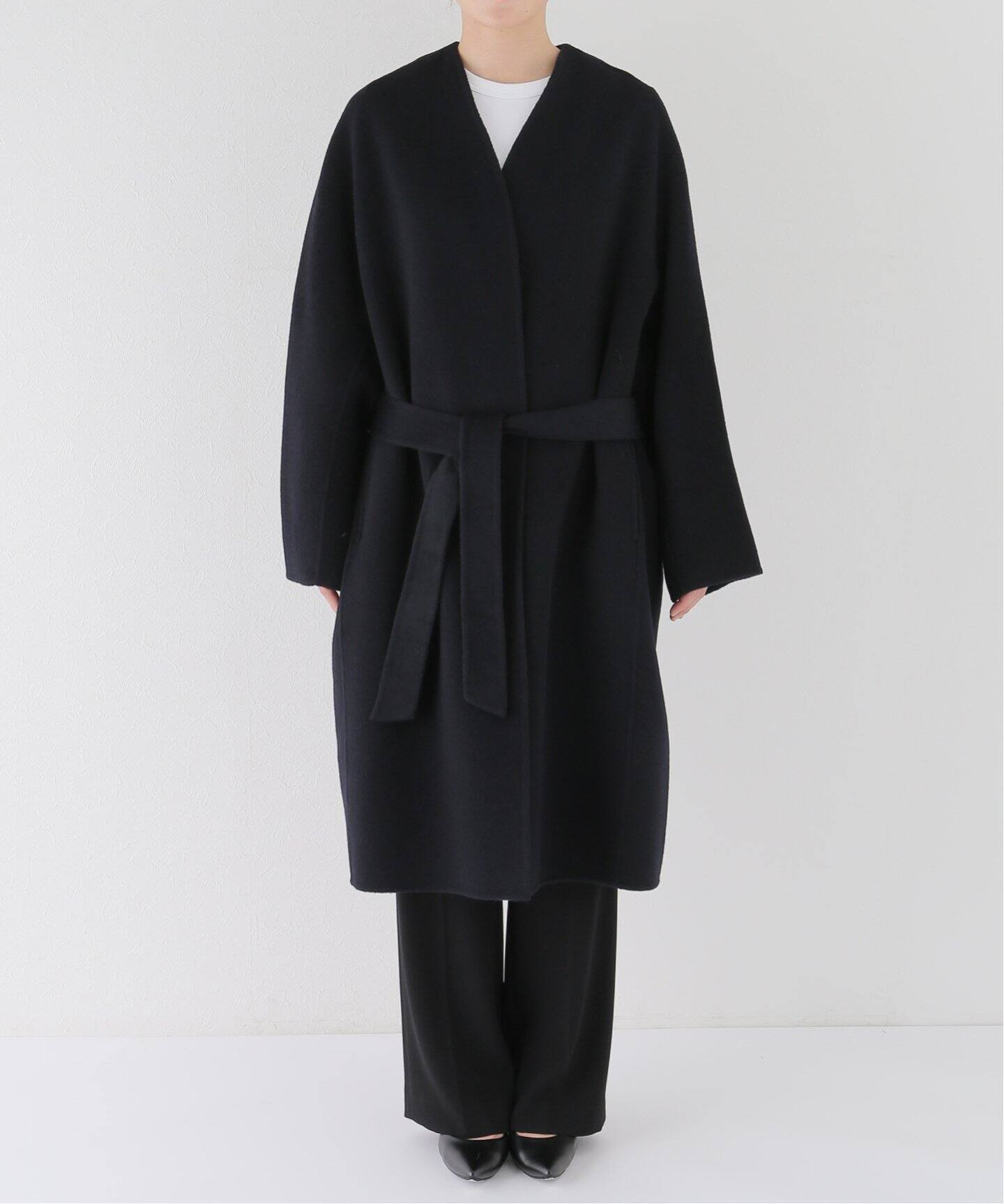 MINITZ/ミニッツ】別注 collarless coat（ノーカラーコート）｜AP 