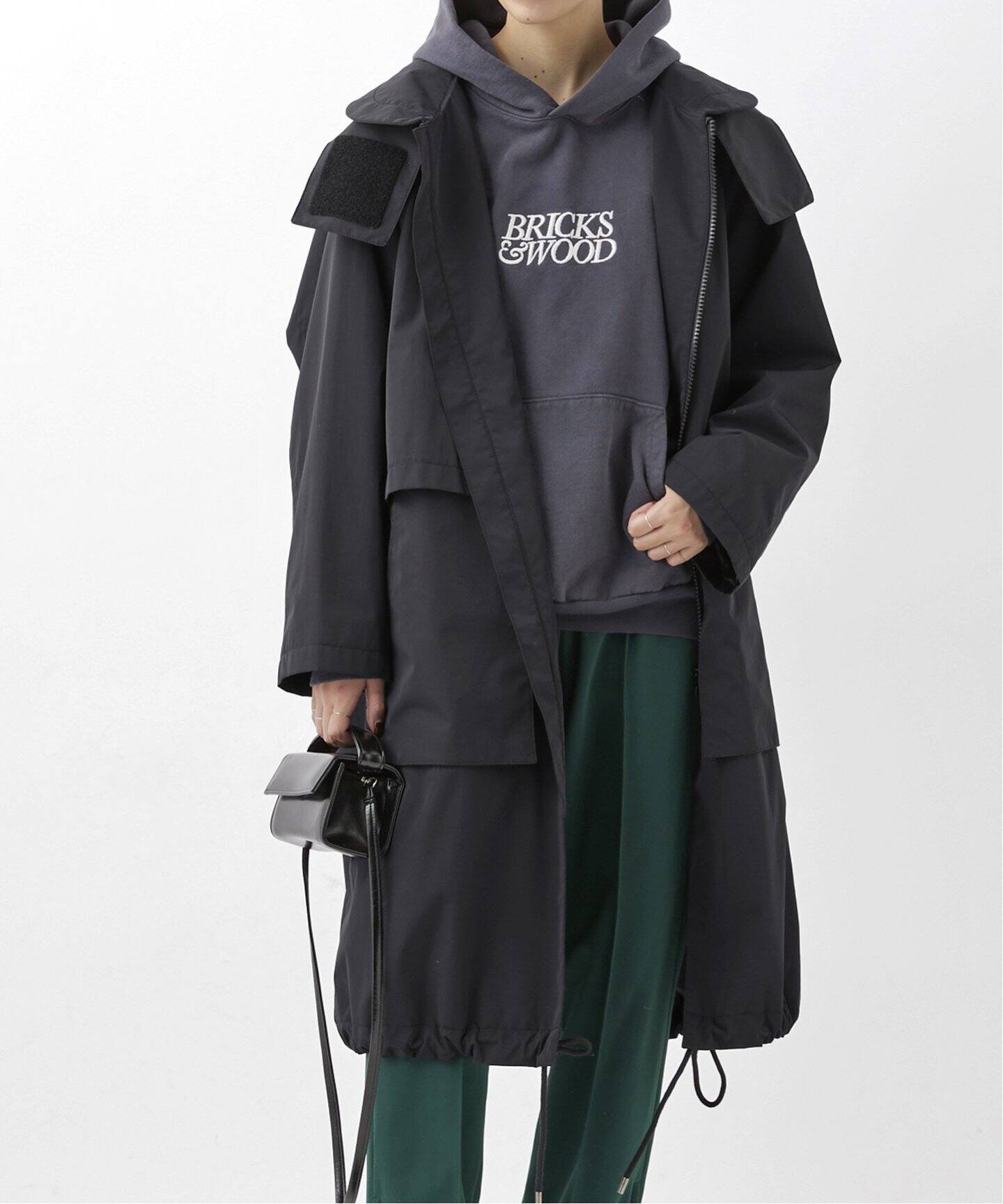 LIBERADD/リベラド】nylon hoodie coat（フードコート）｜AP STUDIO 