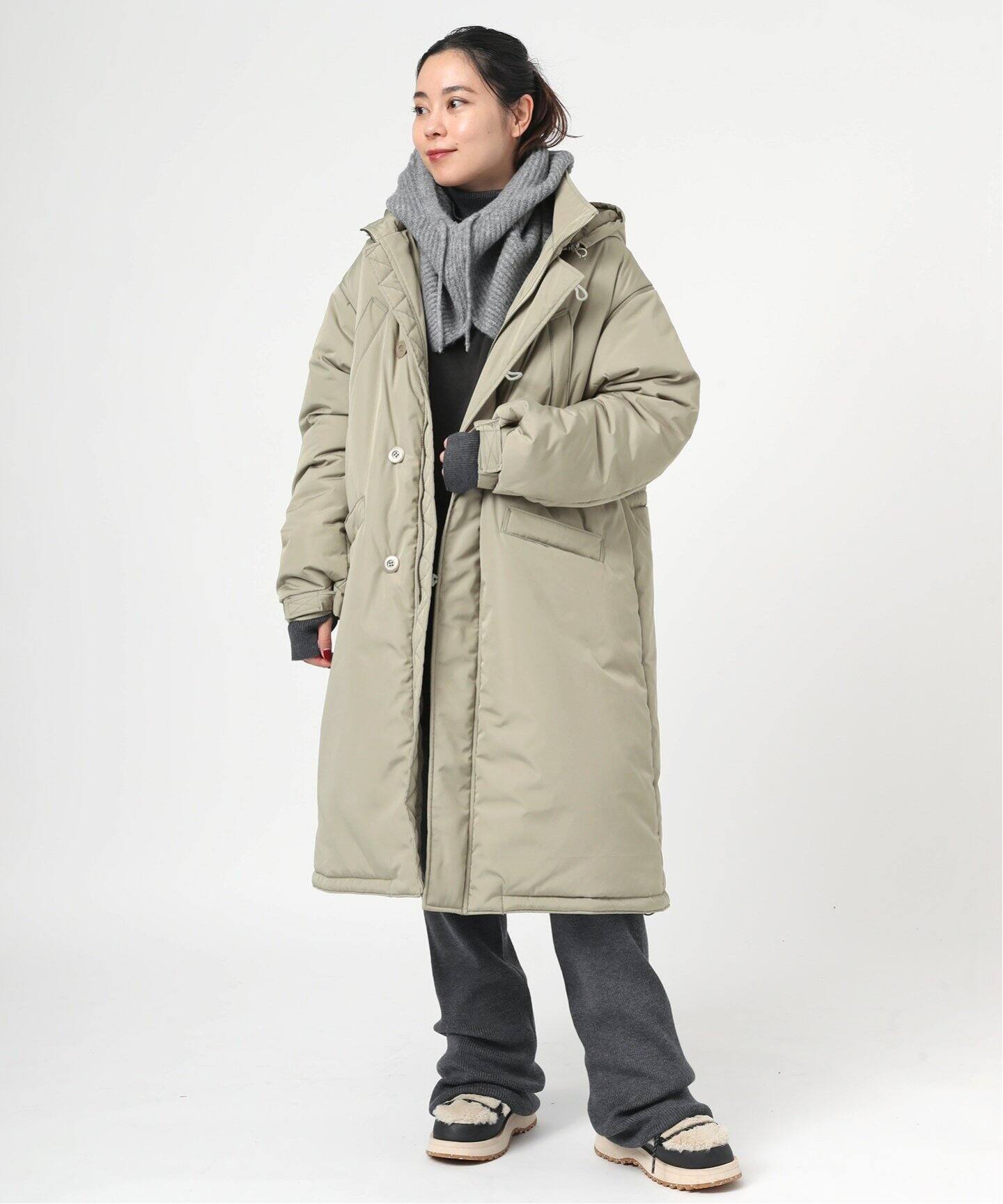 ARMY TWILL/アーミーツイル】別注ロングパデットコート（中綿 