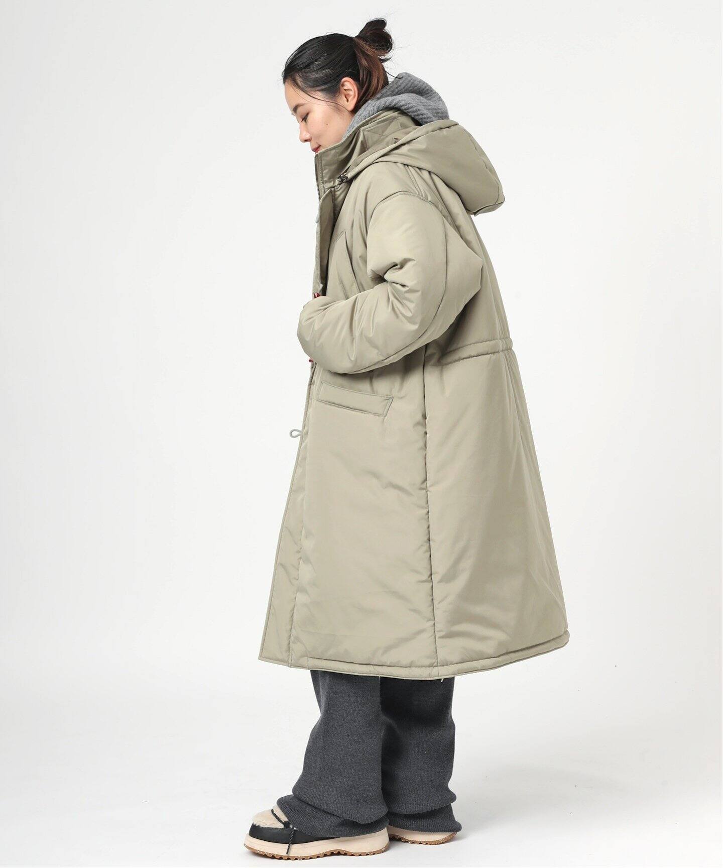 ARMY TWILL/アーミーツイル】別注ロングパデットコート（中綿 
