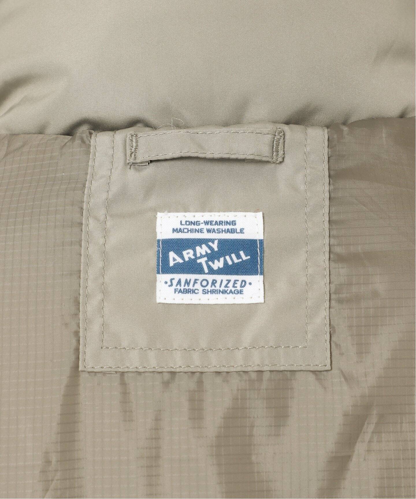 ARMY TWILL/アーミーツイル】別注ロングパデットコート（中綿 