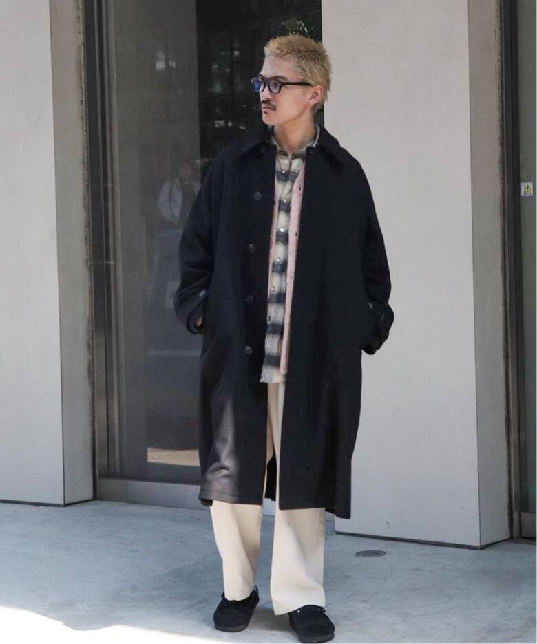 STUDIO NICHOLSON 謝り エブリデイ マックコート ステンカラーコート