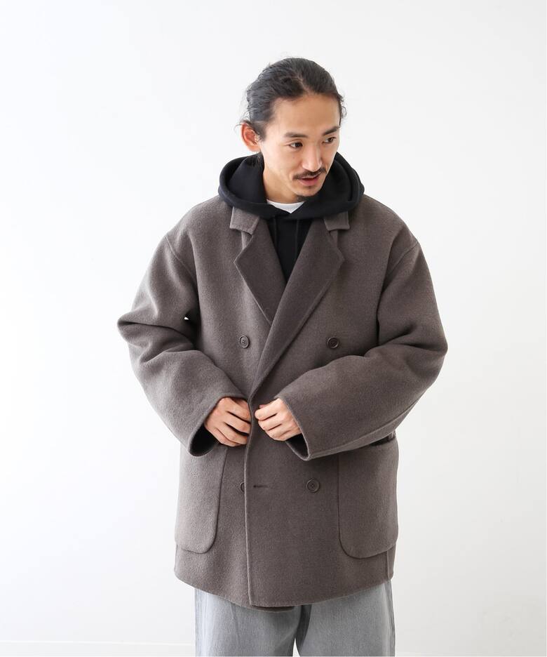 FOLL / フォル】super130s wool-cashmere rever middle coat（その他 
