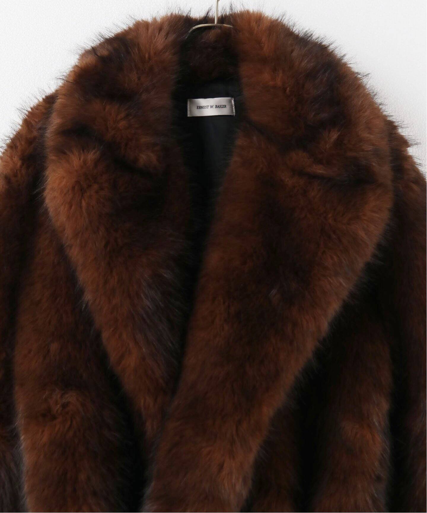 ERNEST W. BAKER / アーネストダブルベイカー】FAUX-FUR COAT（その他 