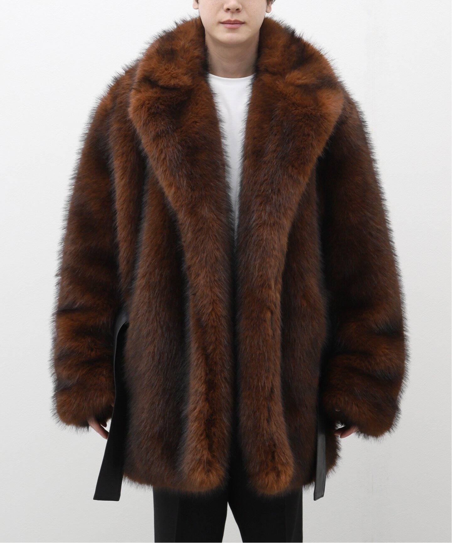 ERNEST W. BAKER / アーネストダブルベイカー】FAUX-FUR COAT（その他 