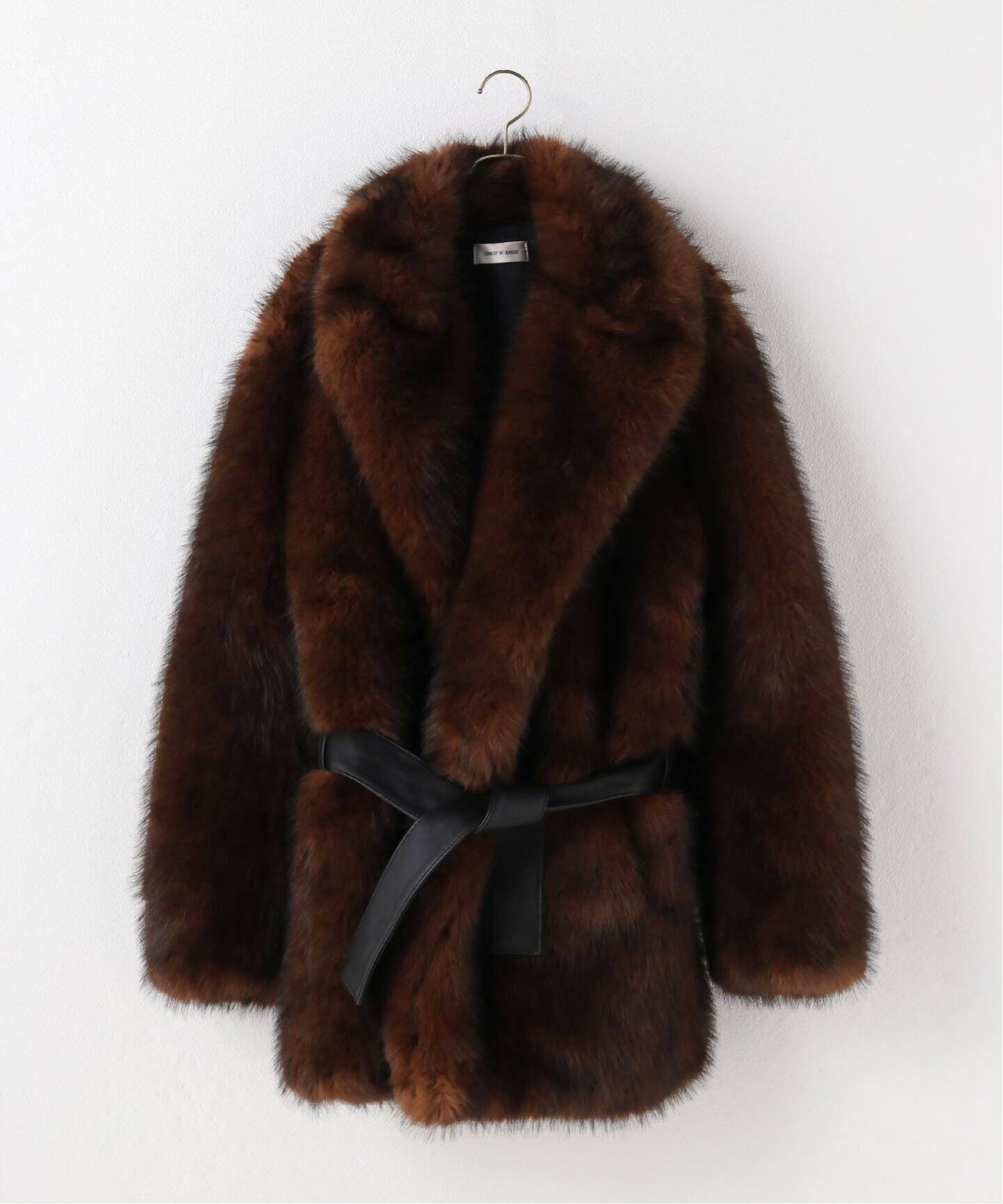 ERNEST W. BAKER / アーネストダブルベイカー】FAUX-FUR COAT（その他 