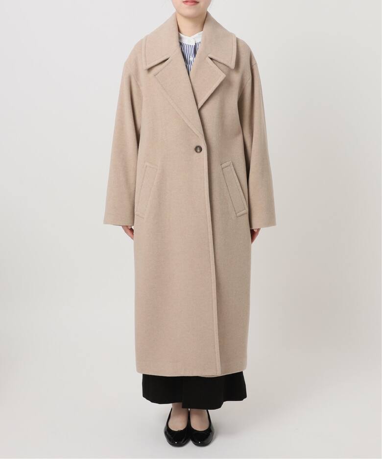 ポンテトルトメルトンコクーンチェスターロングコート（チェスター  