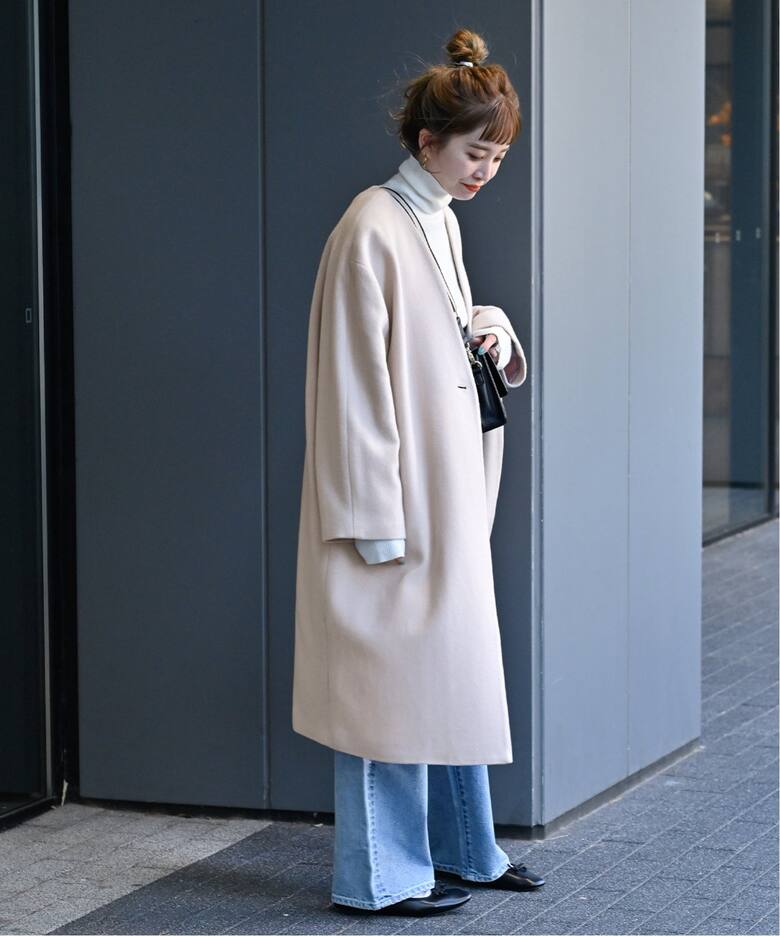 ノーカラーウォームコート（ノーカラーコート）｜B.C STOCK（ベーセー 