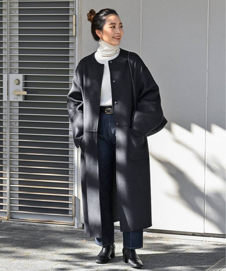 追加》S120ブレンドリバーシブルコート（ノーカラーコート）｜B.C  