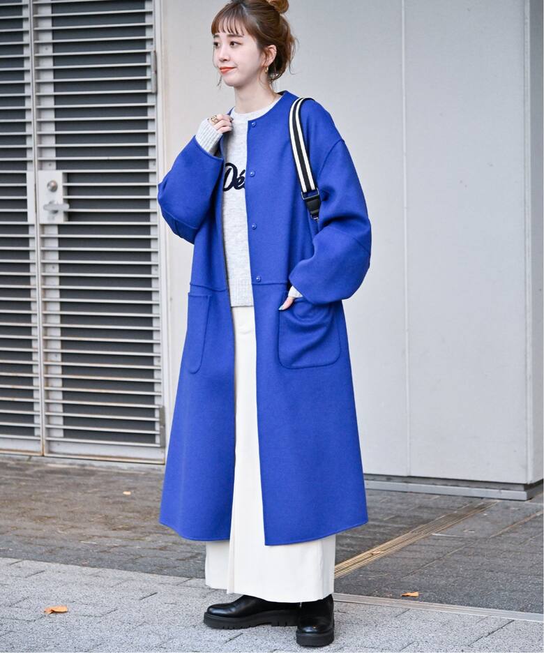 追加》S120ブレンドリバーシブルコート（ノーカラーコート）｜B.C  