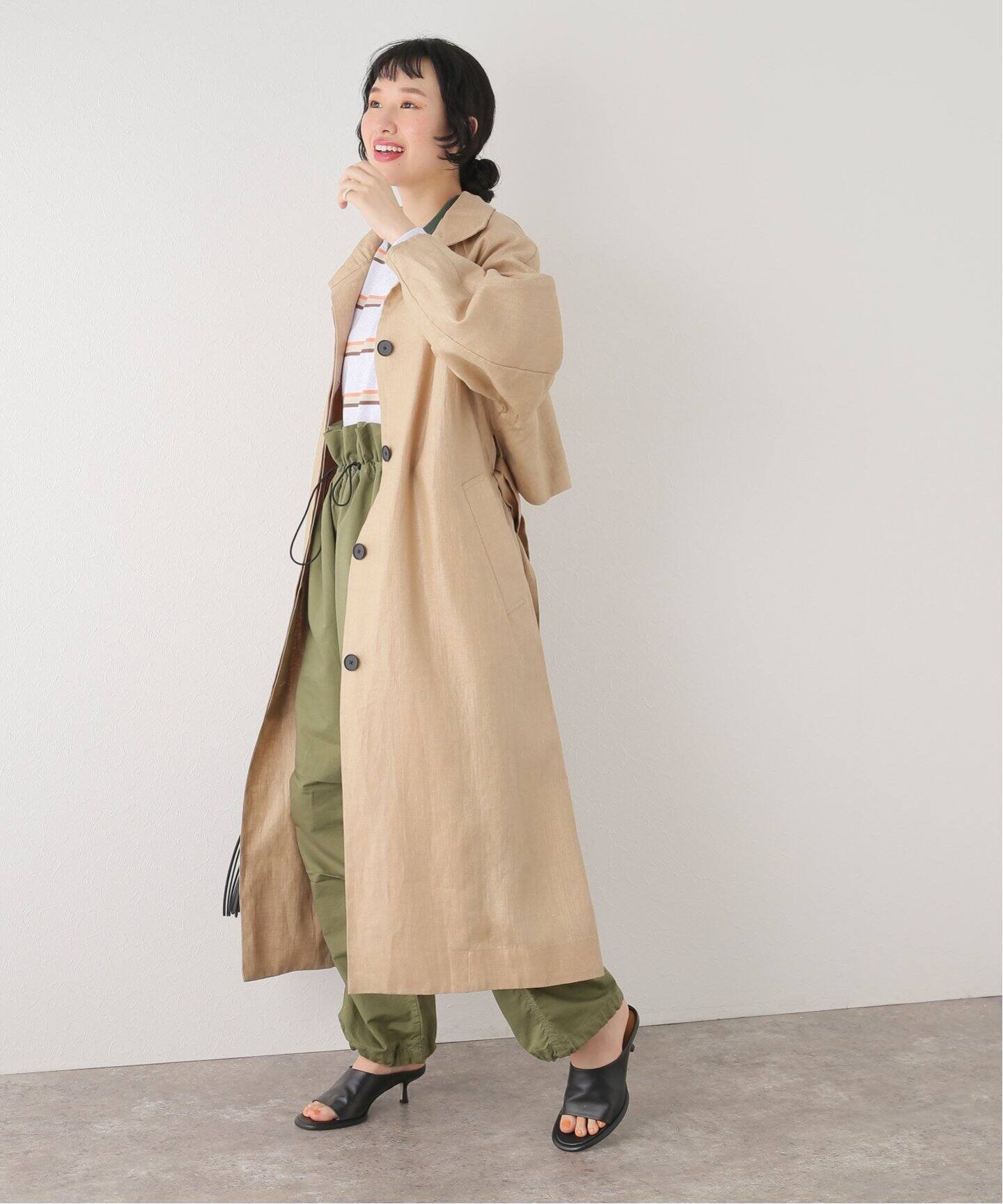 トゥディフル TODAYFUL ロングトレンチコート おとなし 