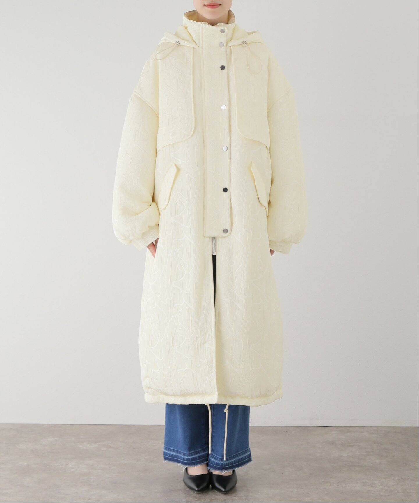 TODAYFUL / トゥデイフル】Jacquard Down Coat（ダウンジャケット 