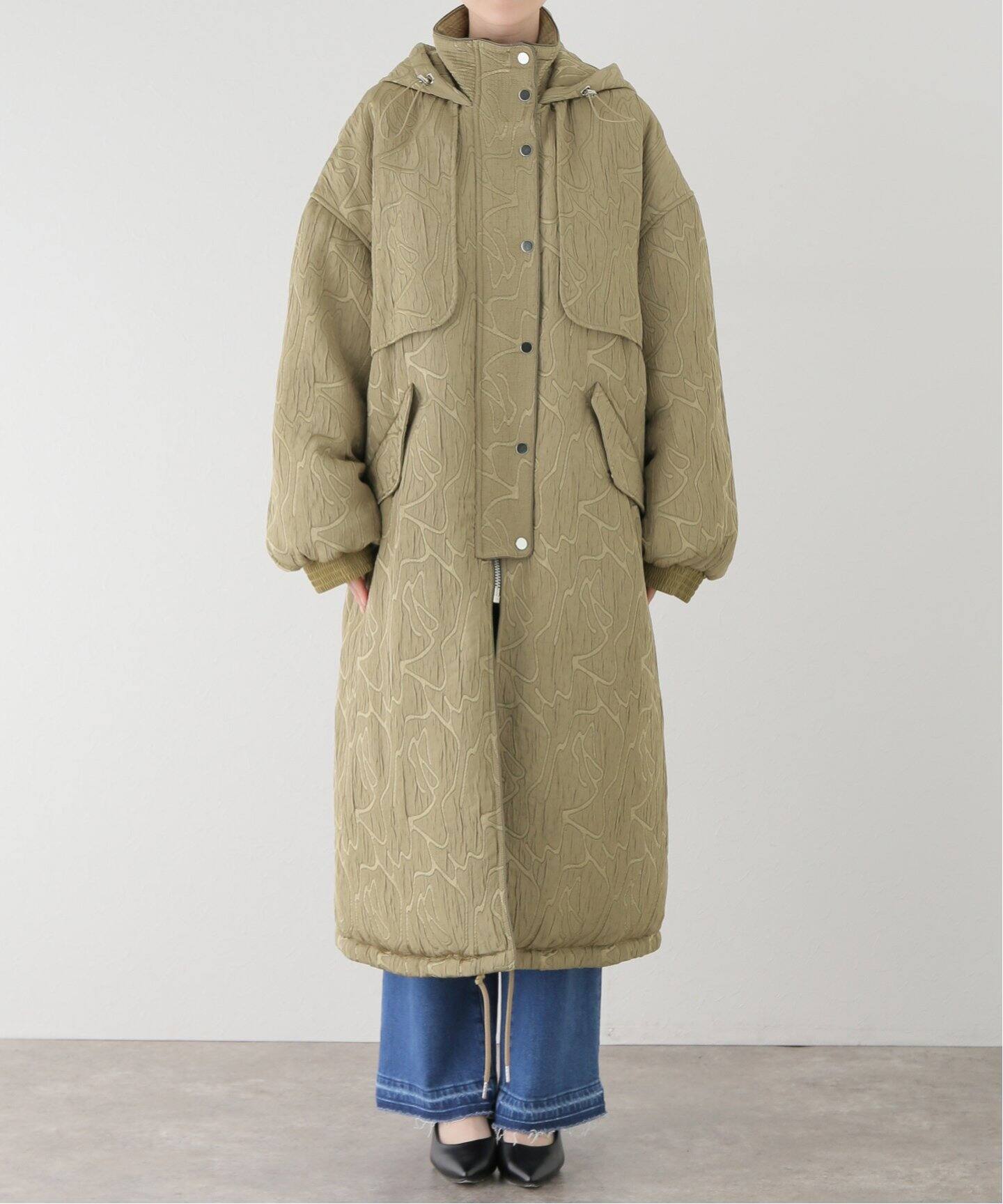 TODAYFUL / トゥデイフル】Jacquard Down Coat（ダウンジャケット 