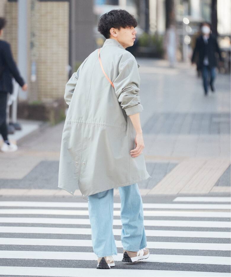 激レア ゴルチェ リバーシブルモアレ地モッズコート 幅広く 