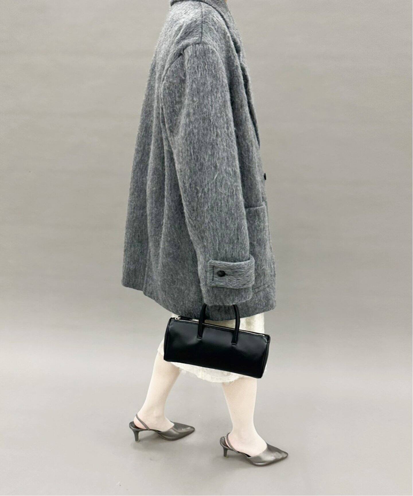 Hella/ヘラ】WOOL MOHAIR SHORT コート（ピーコート）｜EDIT.FOR LULU 