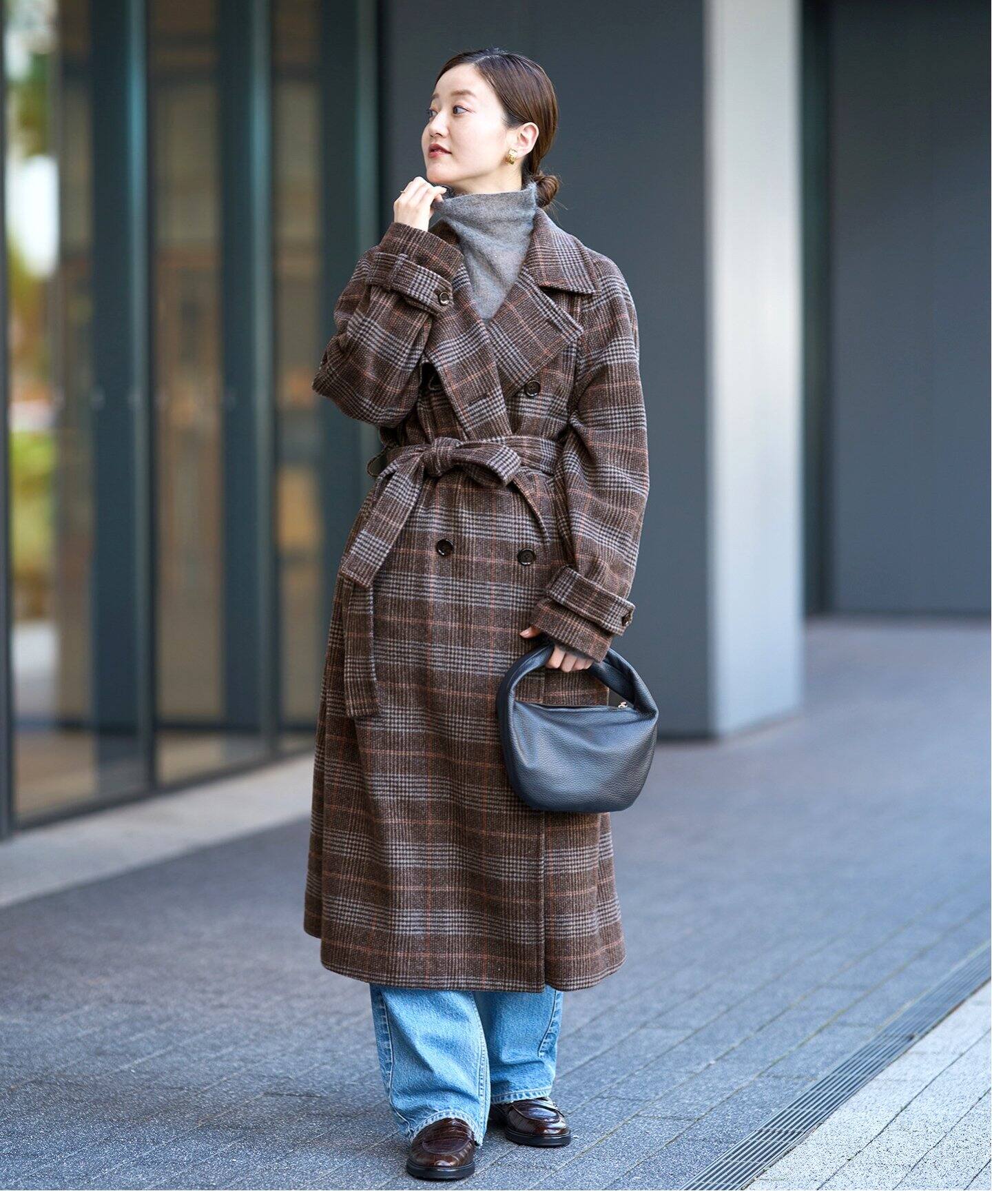 チェックトレンチコート（トレンチコート）｜IENA（イエナ）の通販  