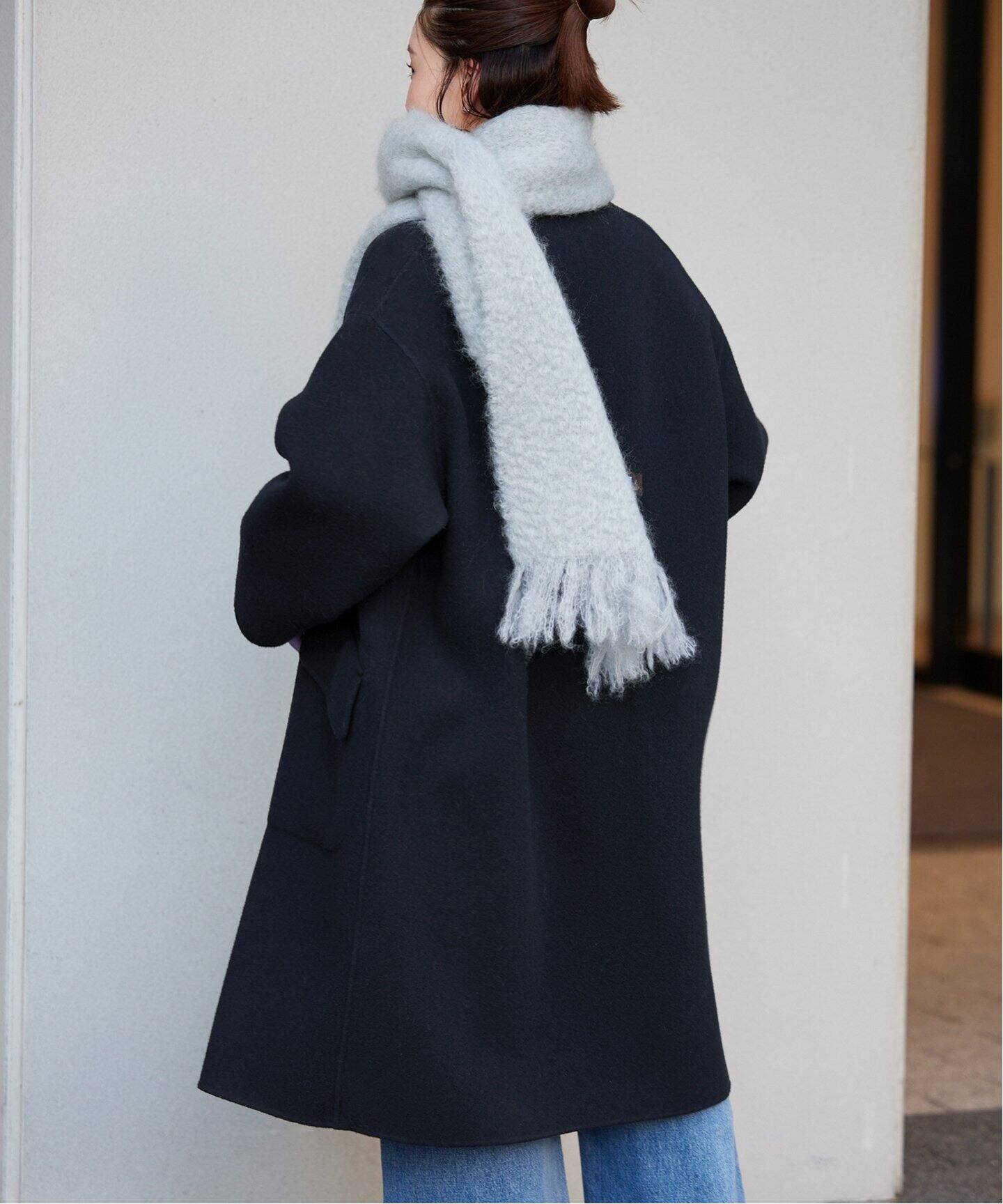 モッサーダブルフェイス Vネックコート（ノーカラーコート）｜IENA