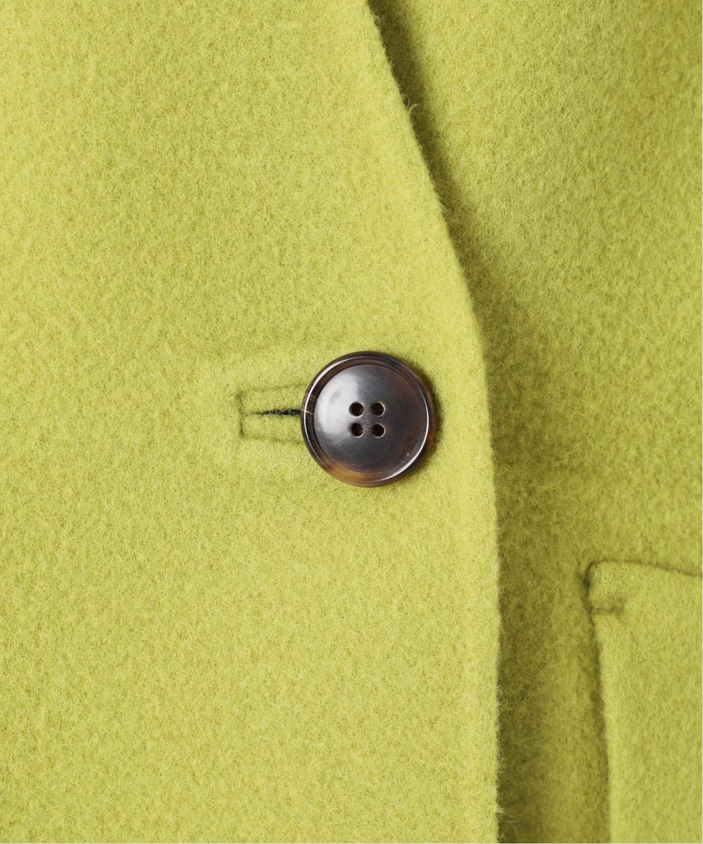 モッサーダブルフェイス Vネックコート（ノーカラーコート