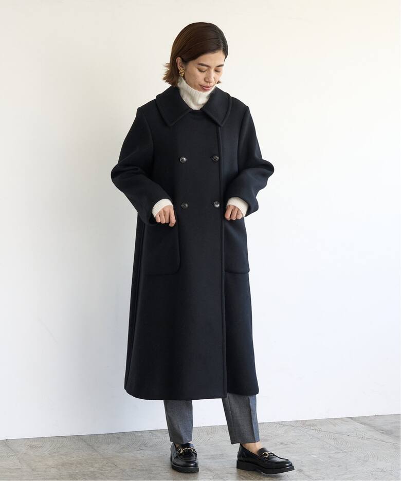 メルトンW前 Aラインコート（その他ブルゾン／アウター）｜IENA  