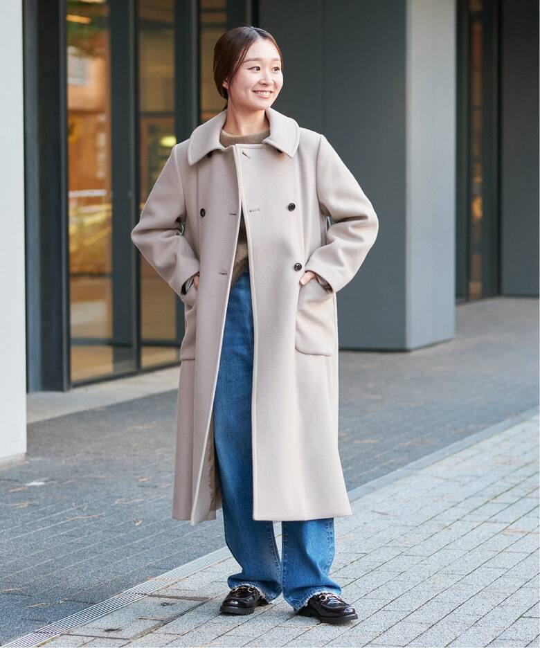 メルトンW前 Aラインコート（その他ブルゾン／アウター）｜IENA  