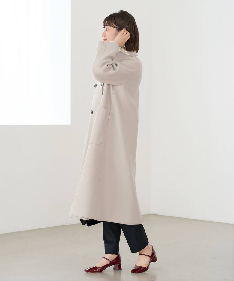 メルトンW前 Aラインコート（その他ブルゾン／アウター）｜IENA  