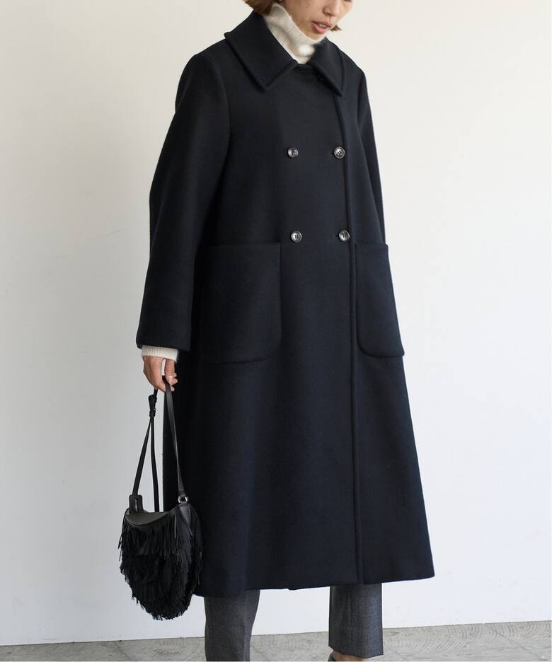 メルトンW前 Aラインコート（その他ブルゾン／アウター）｜IENA  