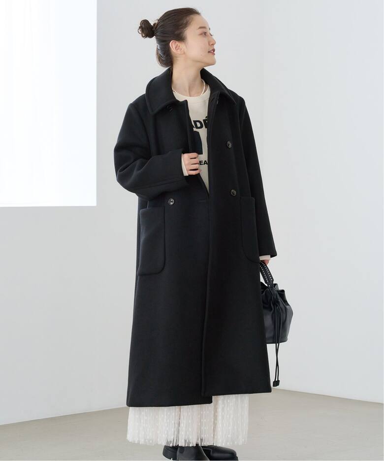 メルトンW前 Aラインコート（その他ブルゾン／アウター）｜IENA  