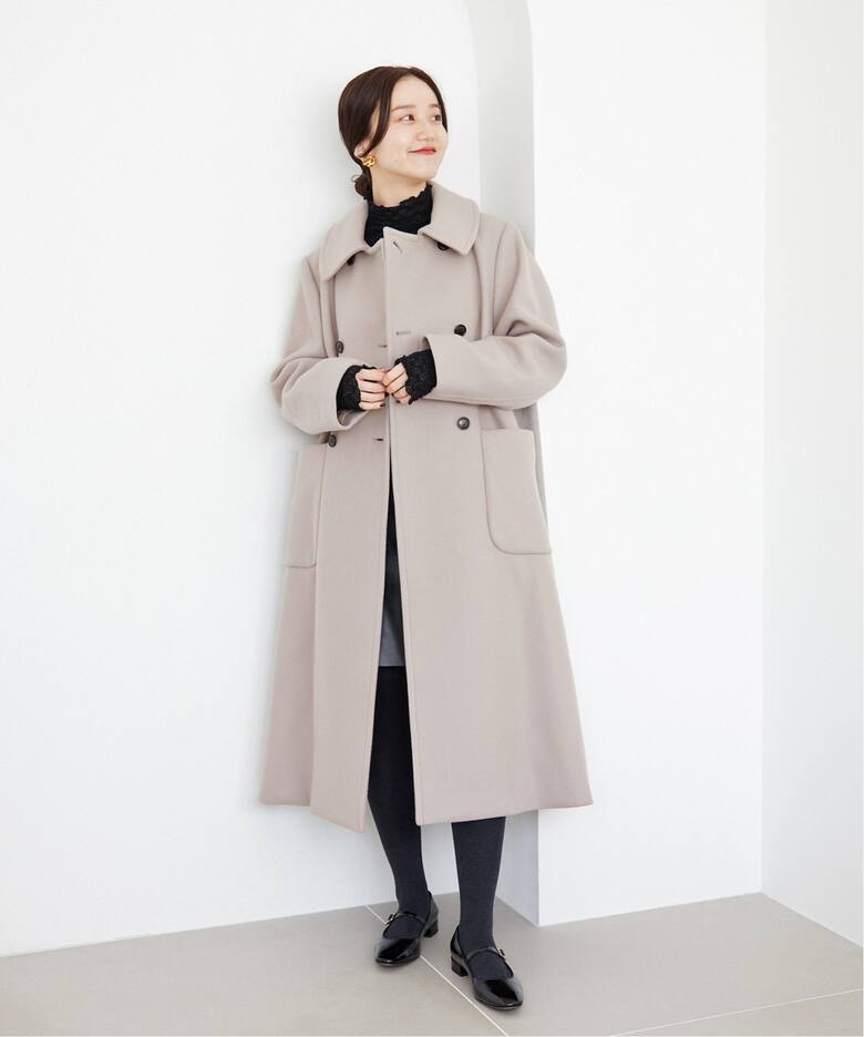 メルトンW前 Aラインコート（その他ブルゾン／アウター）｜IENA  