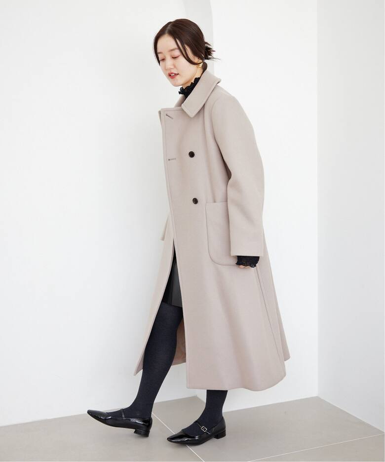 メルトンW前 Aラインコート（その他ブルゾン／アウター）｜IENA  