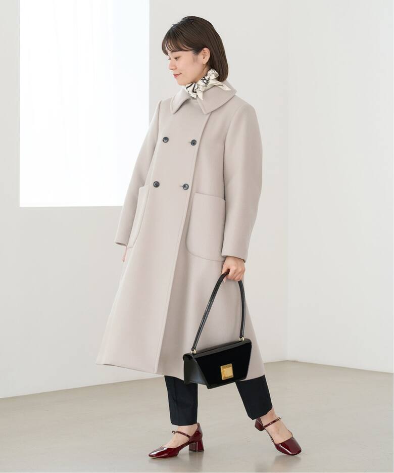 メルトンW前 Aラインコート（その他ブルゾン／アウター）｜IENA 