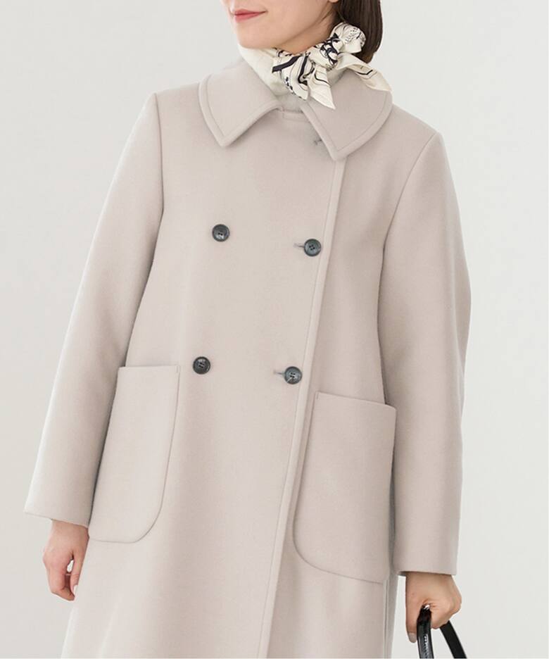 メルトンW前 Aラインコート（その他ブルゾン／アウター）｜IENA 