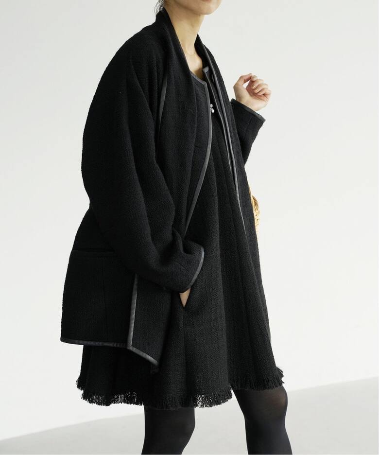 追加》[n]ツイードリボンコート（その他ブルゾン／アウター）｜IENA  