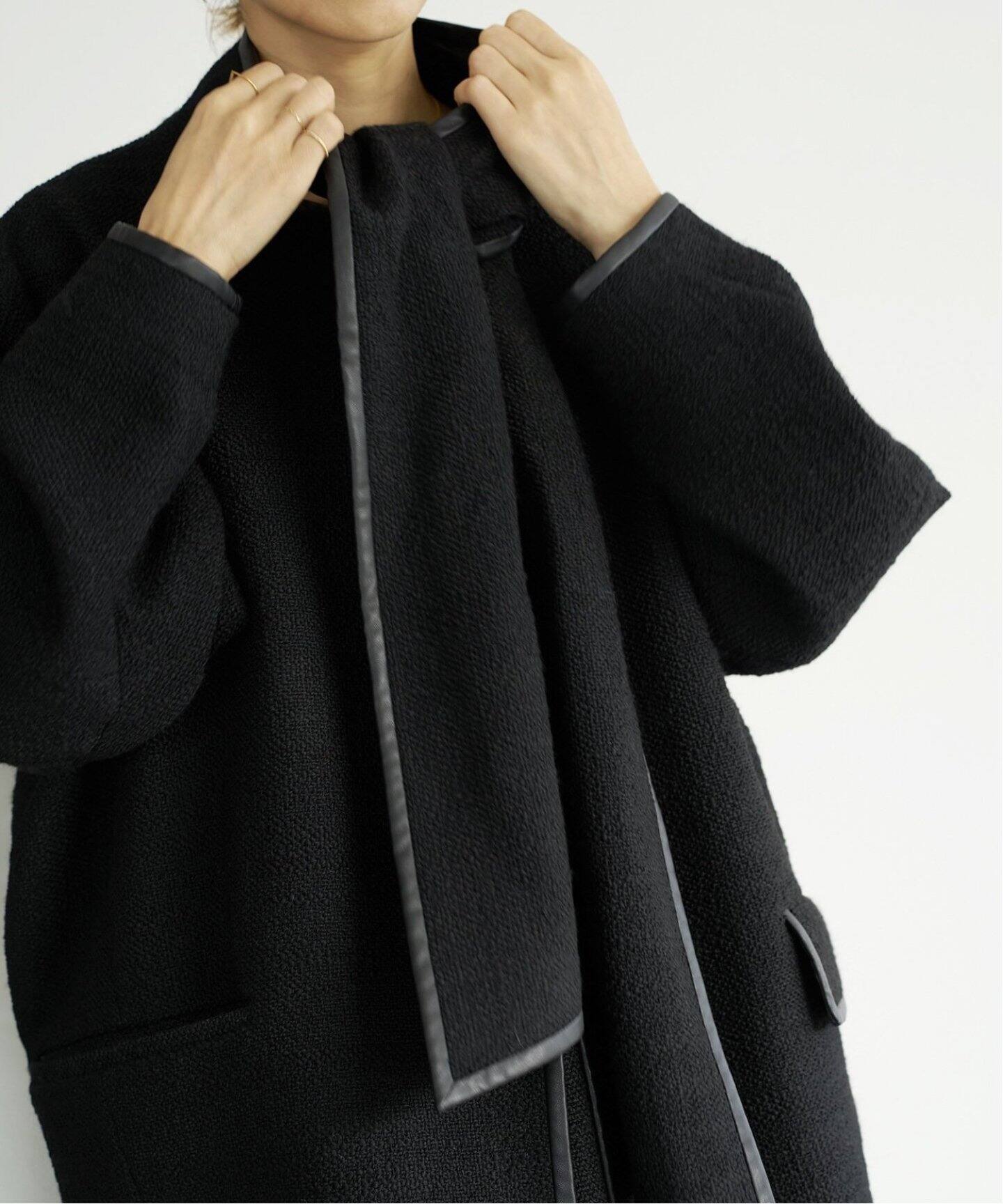 追加》[n]ツイードリボンコート（その他ブルゾン／アウター）｜IENA  