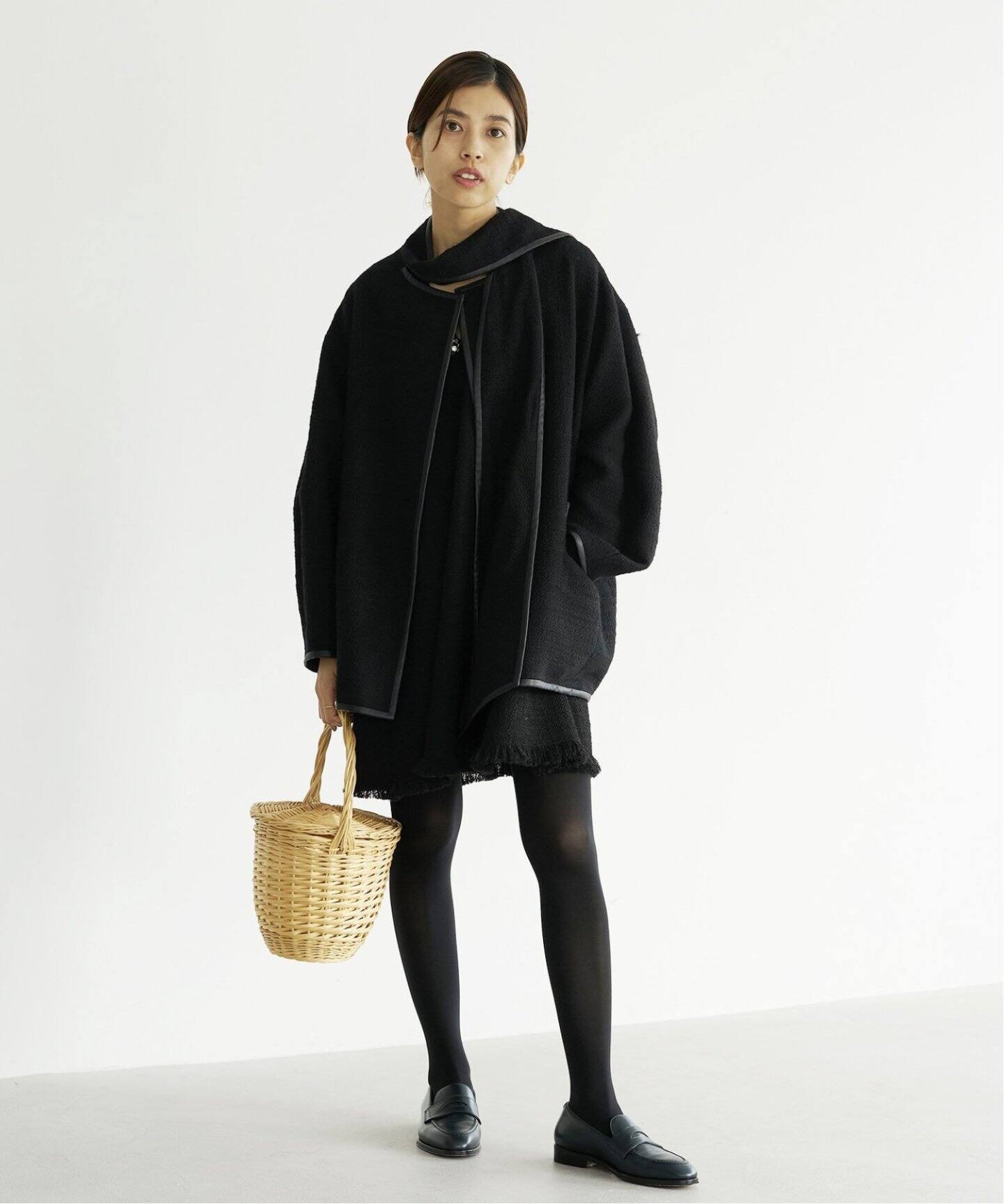 追加》[n]ツイードリボンコート（その他ブルゾン／アウター）｜IENA  