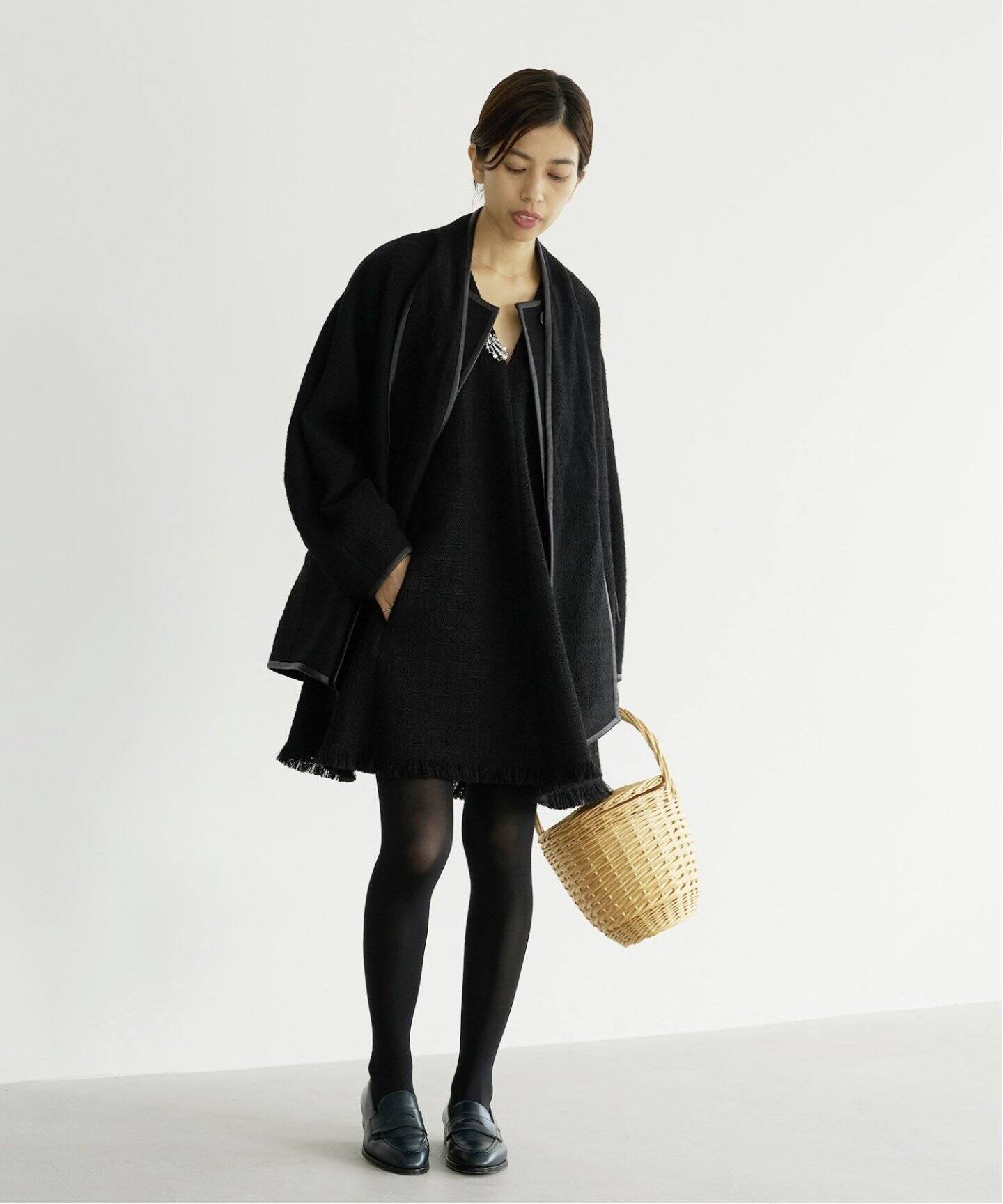 追加》[n]ツイードリボンコート（その他ブルゾン／アウター）｜IENA  